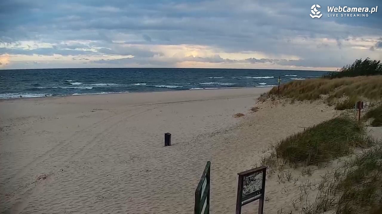BOBOLIN - widok na plażę - 15 maj 2025, 05:31