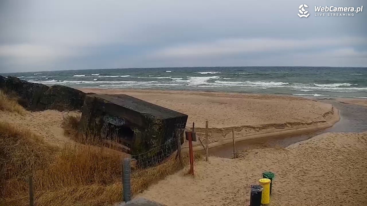 BOBOLIN - widok na plażę - 27 grudzień 2025, 10:02