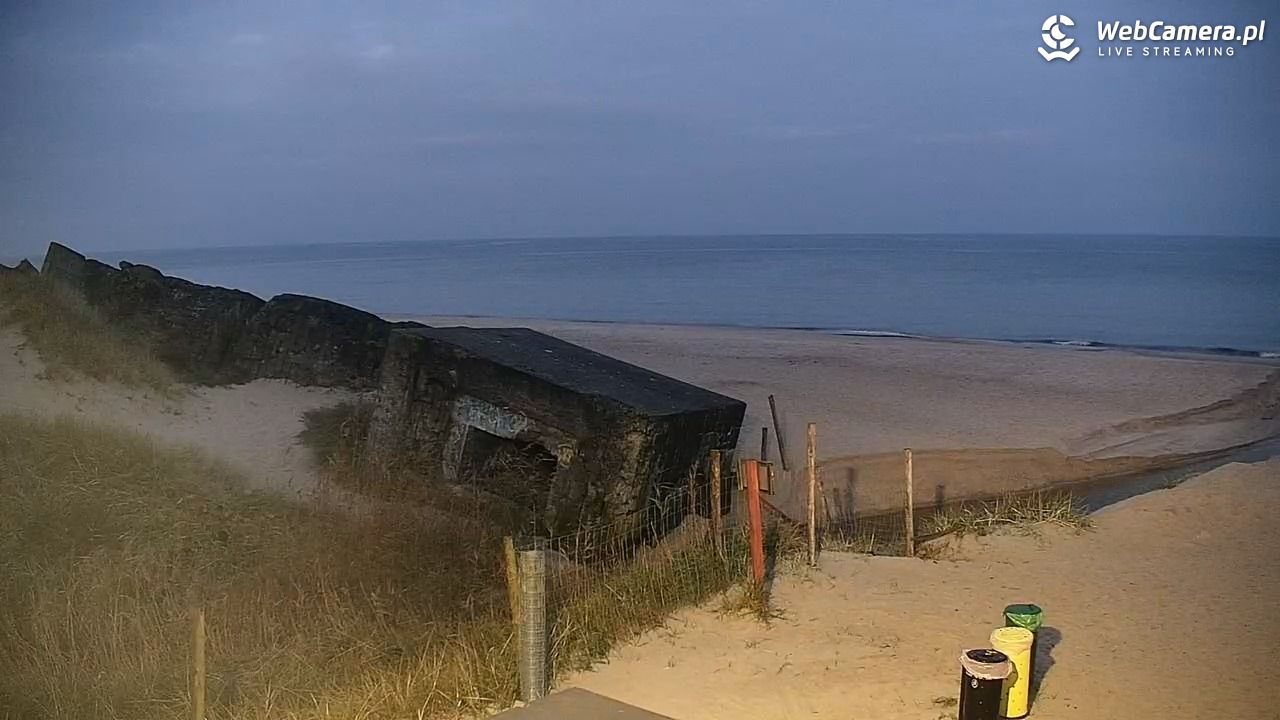 BOBOLIN - widok na plażę - 23 październik 2025, 07:08