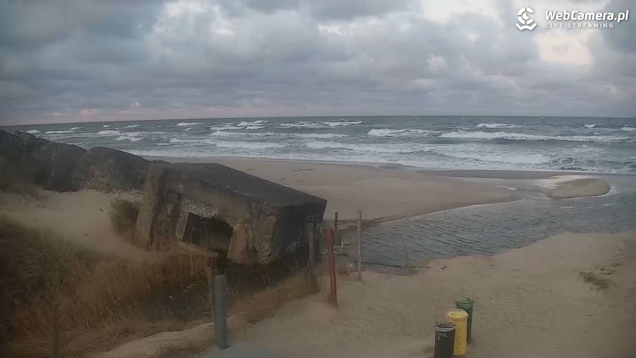 BOBOLIN - widok na plażę - 30 grudzień 2025, 08:16