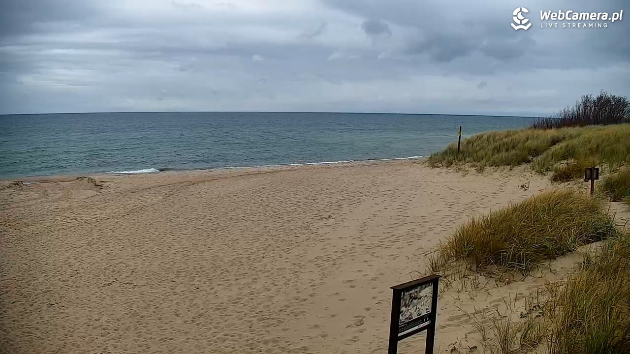BOBOLIN - widok na plażę - 24 październik 2025, 09:00