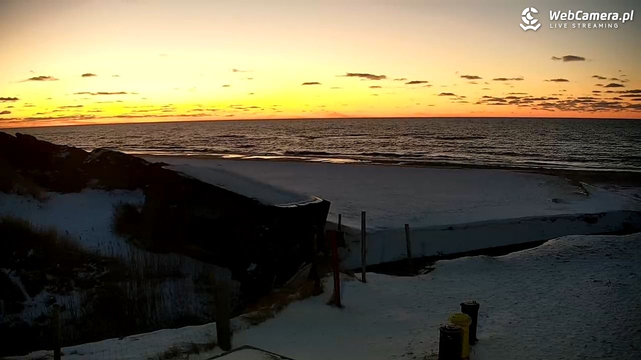 BOBOLIN - widok na plażę - 19 luty 2026, 17:35