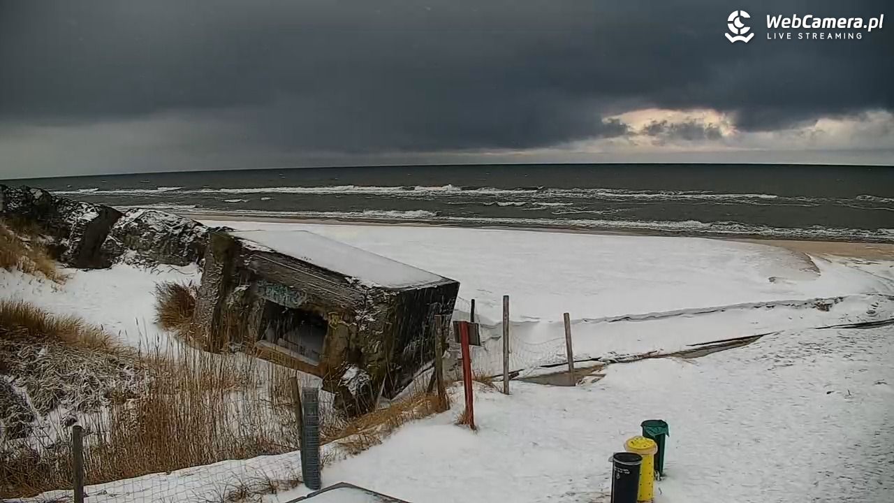BOBOLIN - widok na plażę - 19 luty 2026, 10:03