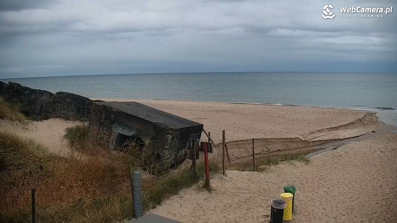 BOBOLIN - widok na plażę - 24 październik 2025, 07:36