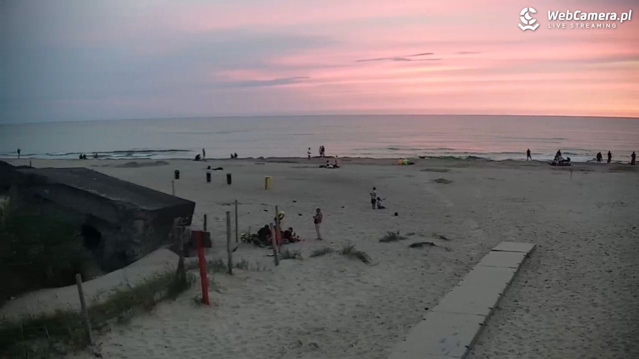 BOBOLIN - widok na plażę - 21 sierpień 2026, 20:25