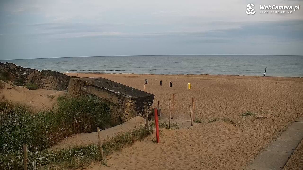 BOBOLIN - widok na plażę - 21 sierpień 2026, 05:20