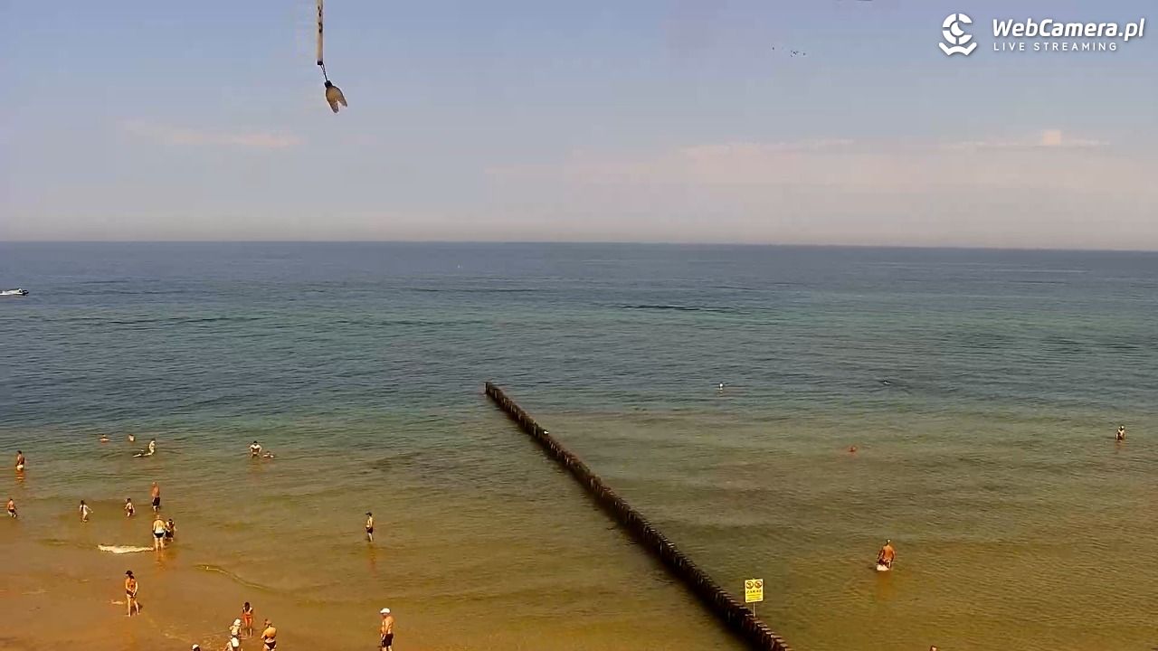 TRZĘSACZ - widok na plażę - 05 sierpień 2026, 11:46