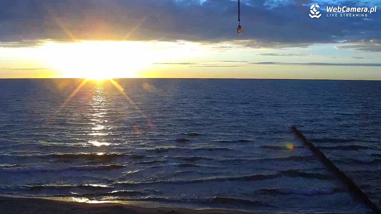 TRZĘSACZ - widok na plażę - 21 czerwiec 2026, 21:18