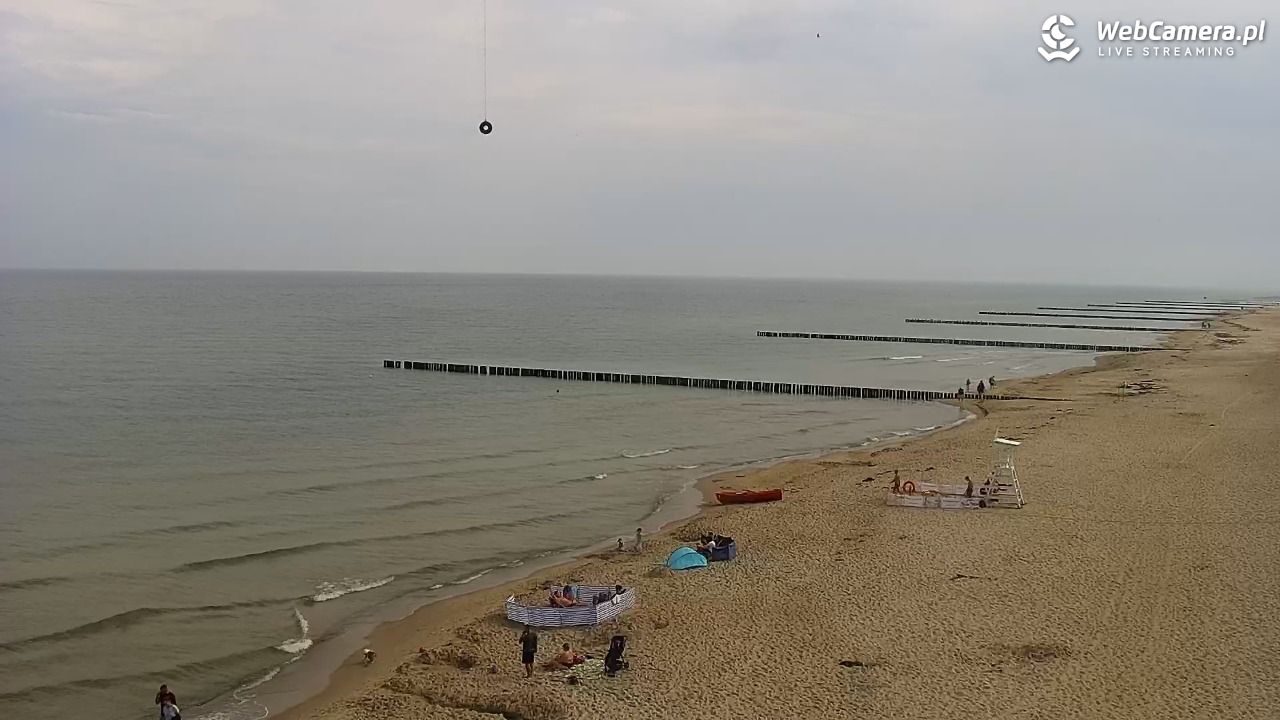 TRZĘSACZ - widok na plażę - 05 sierpień 2026, 10:14