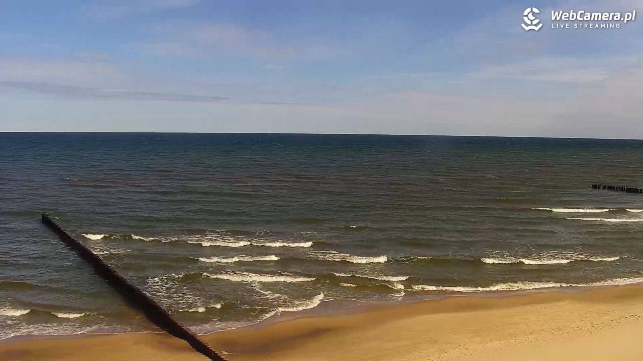 TRZĘSACZ - widok na plażę - 08 maj 2026, 10:08