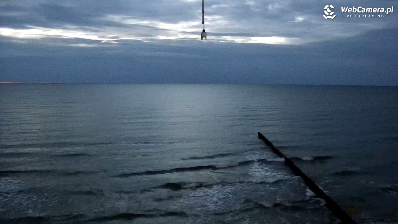 TRZĘSACZ - widok na plażę - 17 wresień 2026, 19:55