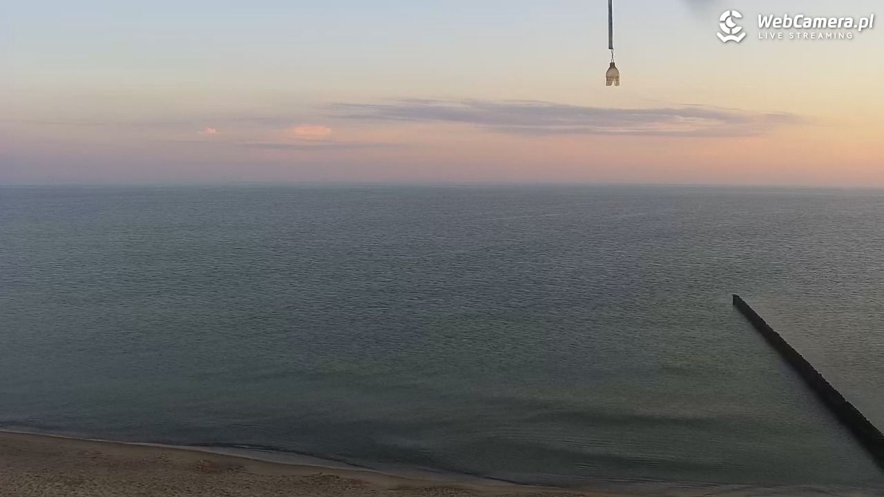 TRZĘSACZ - widok na plażę - 21 czerwiec 2026, 04:59
