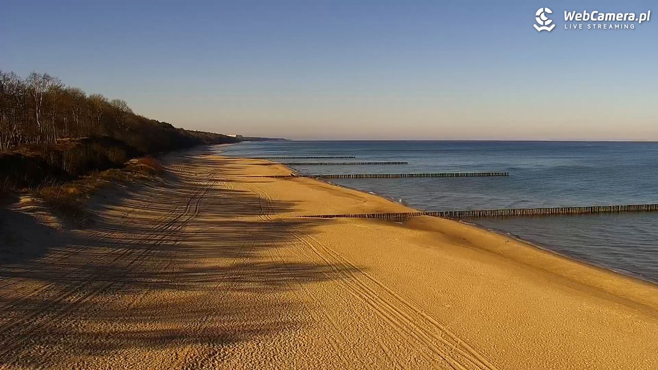 TRZĘSACZ - widok na plażę - 21 marzec 2026, 08:58