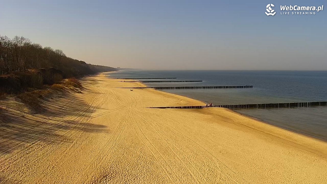 TRZĘSACZ - widok na plażę - 19 marzec 2026, 11:18