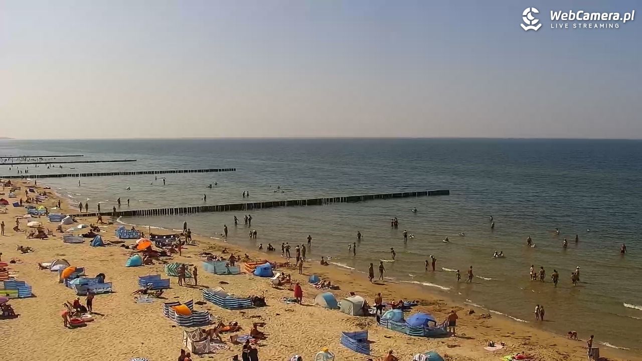 TRZĘSACZ - widok na plażę - 05 sierpień 2026, 14:42