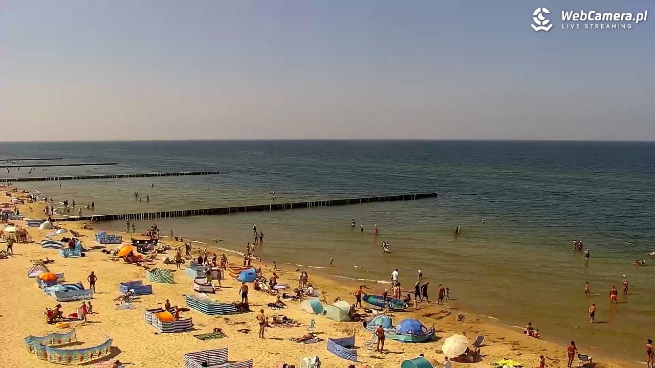 TRZĘSACZ - widok na plażę - 05 sierpień 2026, 13:27