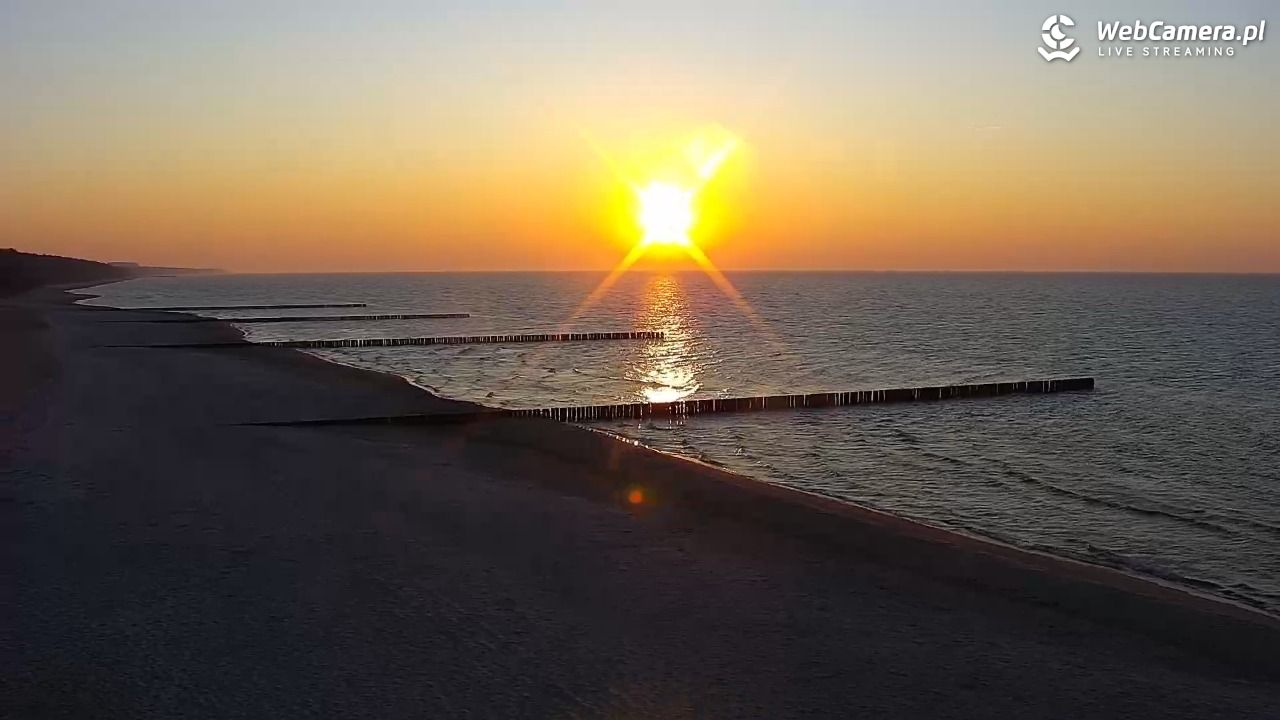 TRZĘSACZ - widok na plażę - 22 marzec 2026, 17:59