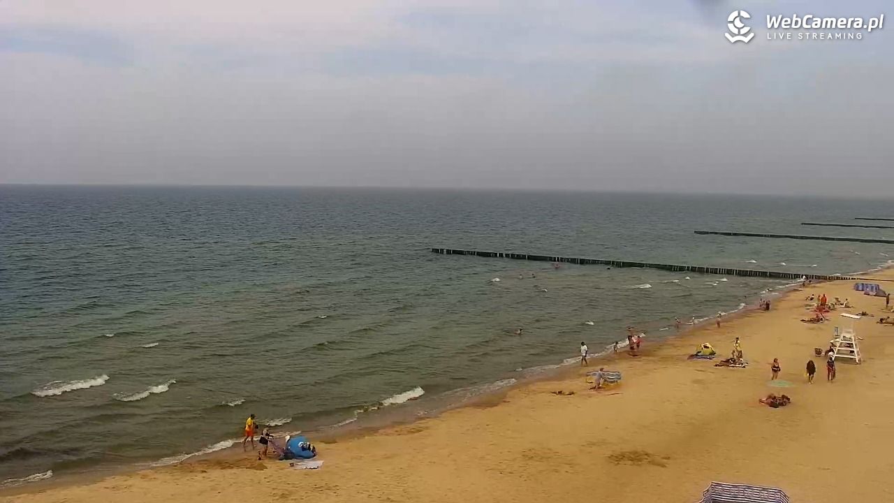 TRZĘSACZ - widok na plażę - 21 czerwiec 2026, 14:30