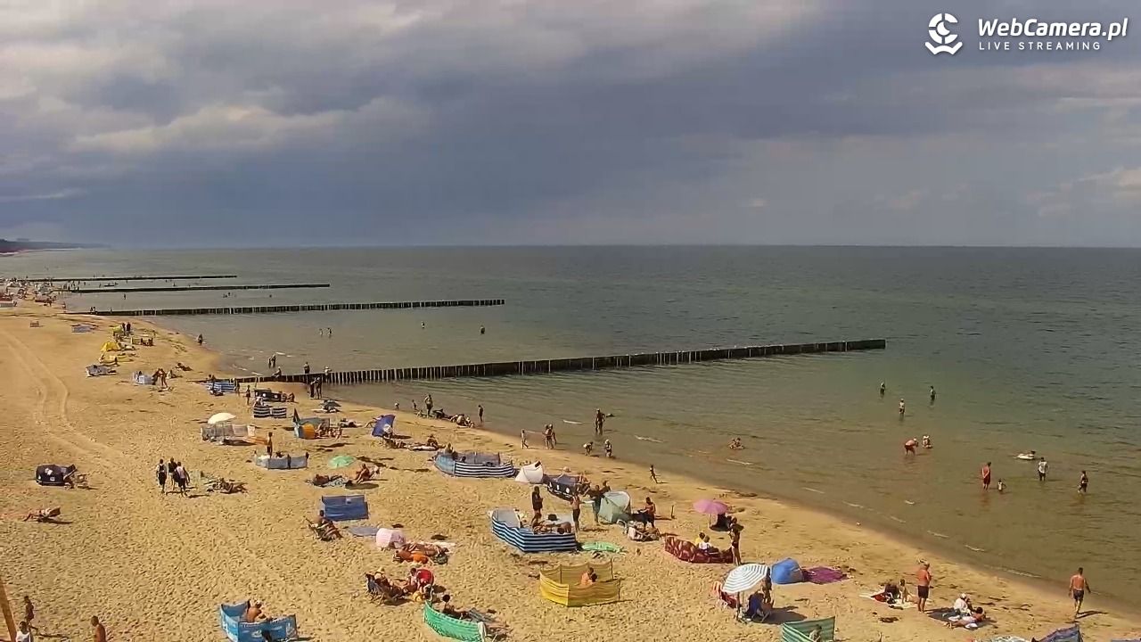 TRZĘSACZ - widok na plażę - 06 sierpień 2026, 12:27