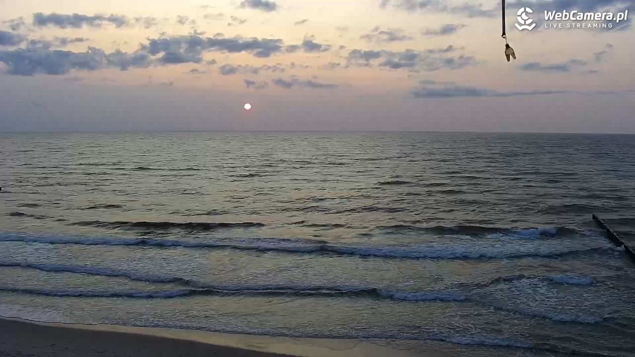 TRZĘSACZ - widok na plażę - 09 czerwiec 2025, 21:07