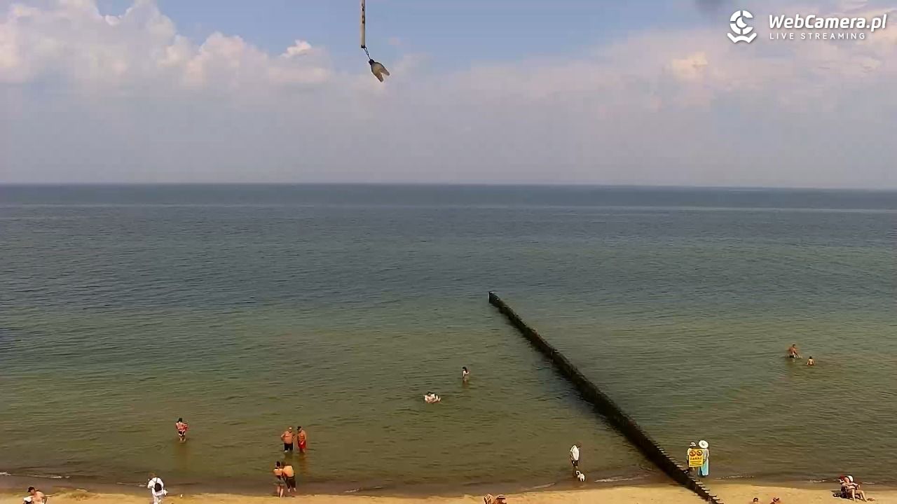 TRZĘSACZ - widok na plażę - 21 czerwiec 2026, 11:16