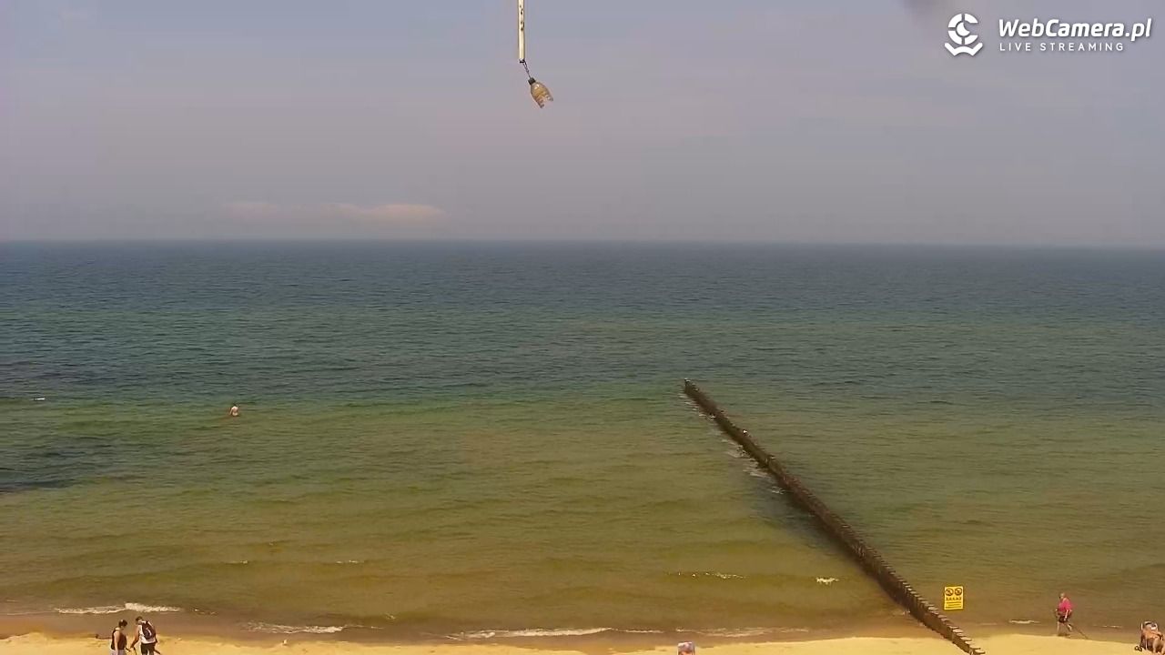 TRZĘSACZ - widok na plażę - 21 czerwiec 2026, 12:55