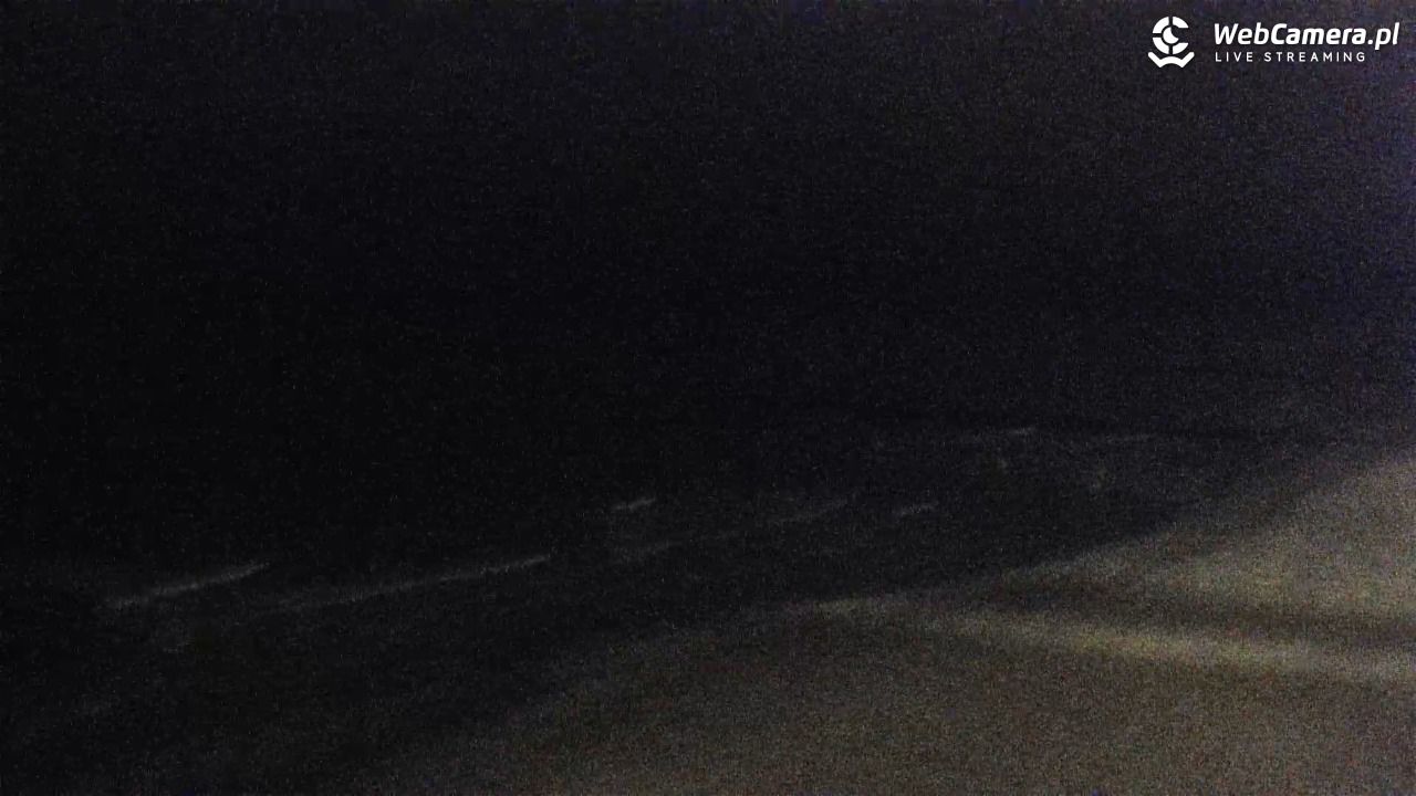 TRZĘSACZ - widok na plażę - 04 listopad 2025, 04:55