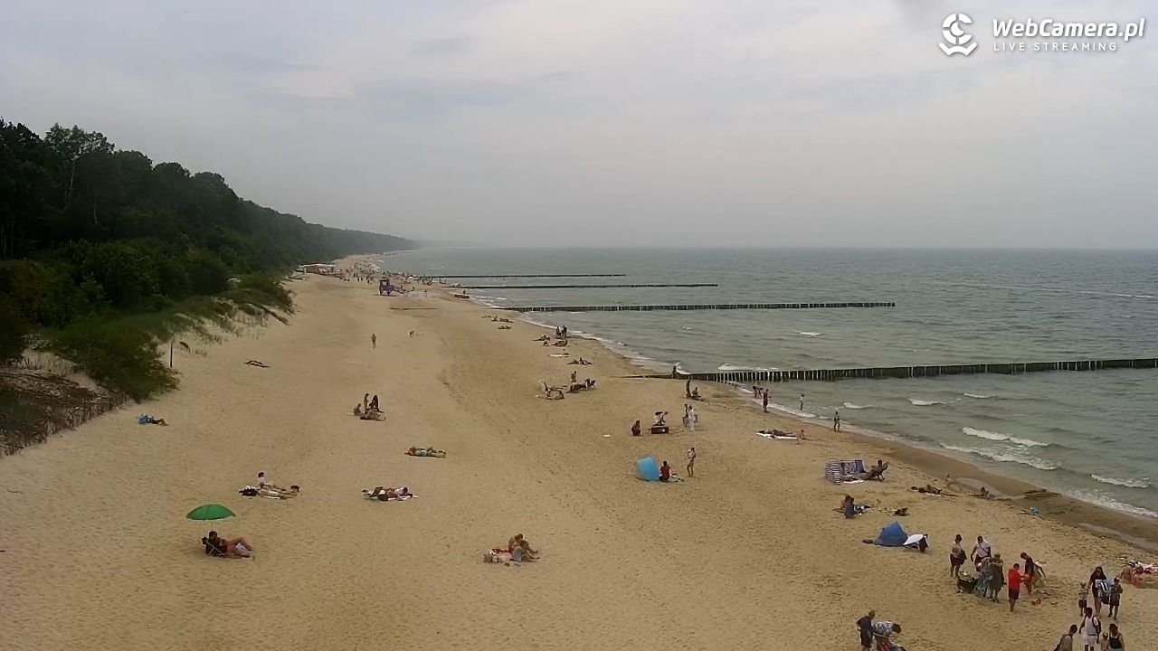 TRZĘSACZ - widok na plażę - 21 czerwiec 2026, 14:32