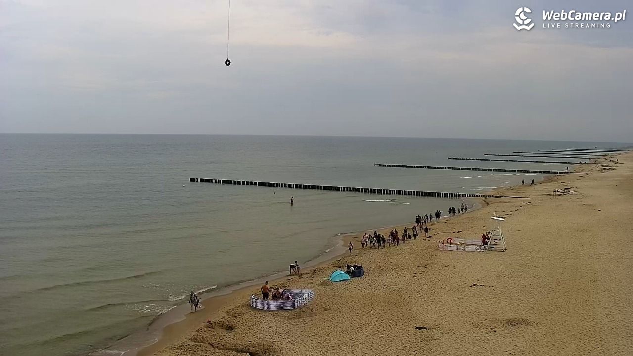 TRZĘSACZ - widok na plażę - 05 sierpień 2026, 10:06
