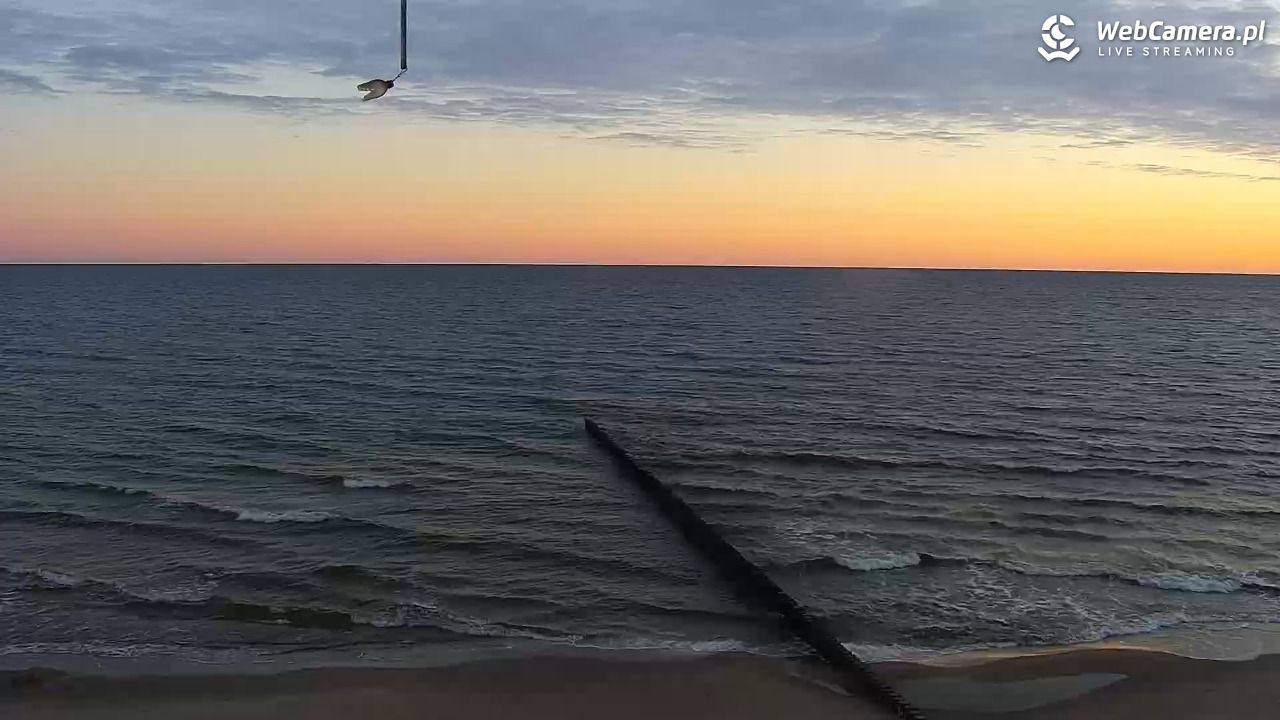 TRZĘSACZ - widok na plażę - 08 maj 2026, 05:13