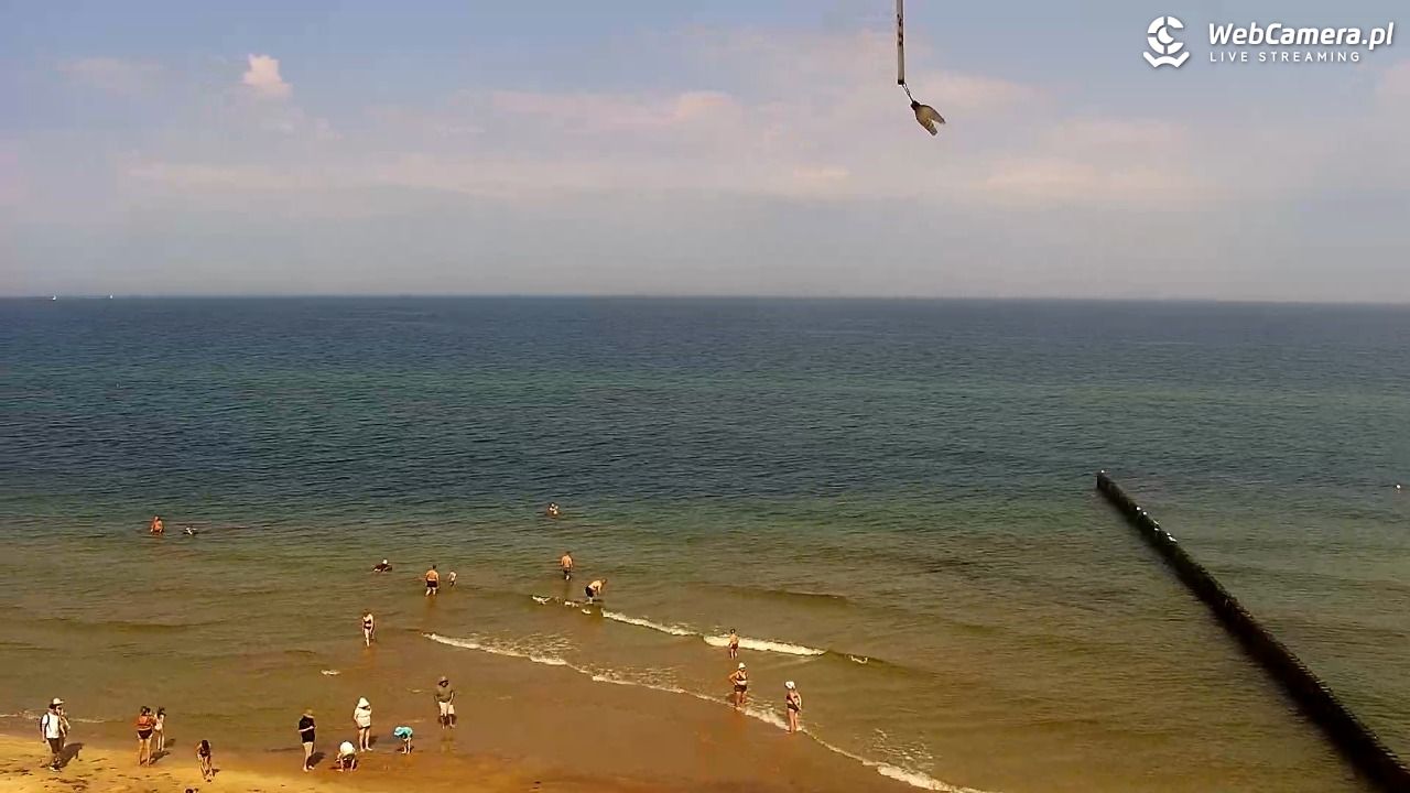 TRZĘSACZ - widok na plażę - 05 sierpień 2026, 11:09