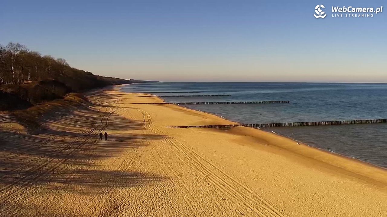 TRZĘSACZ - widok na plażę - 21 marzec 2026, 09:41