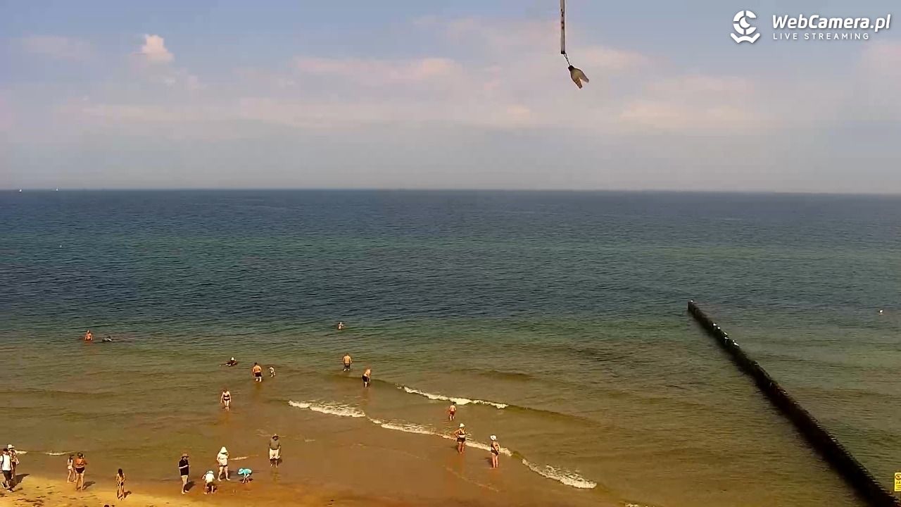 TRZĘSACZ - widok na plażę - 05 sierpień 2026, 11:09