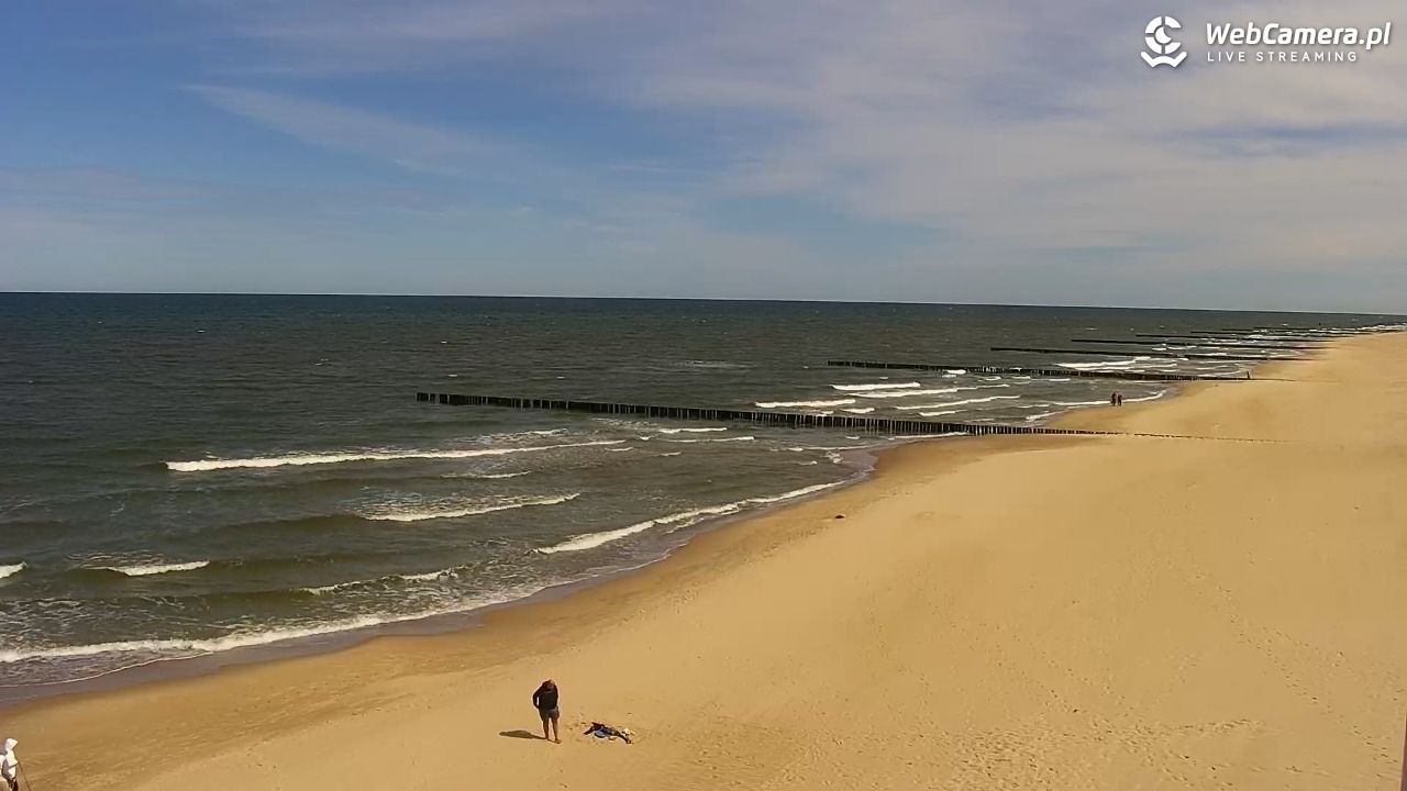 TRZĘSACZ - widok na plażę - 07 maj 2026, 11:40