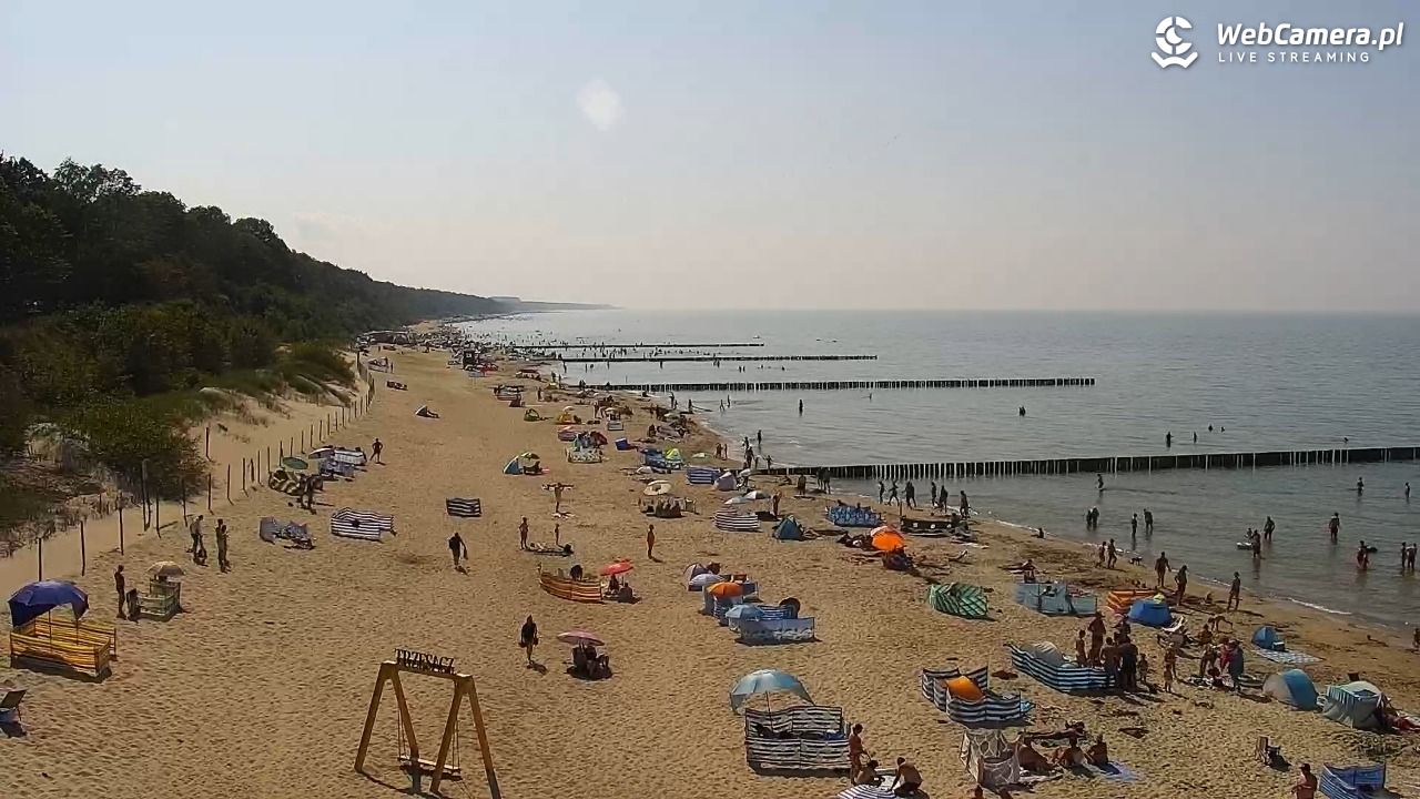 TRZĘSACZ - widok na plażę - 05 sierpień 2026, 15:28