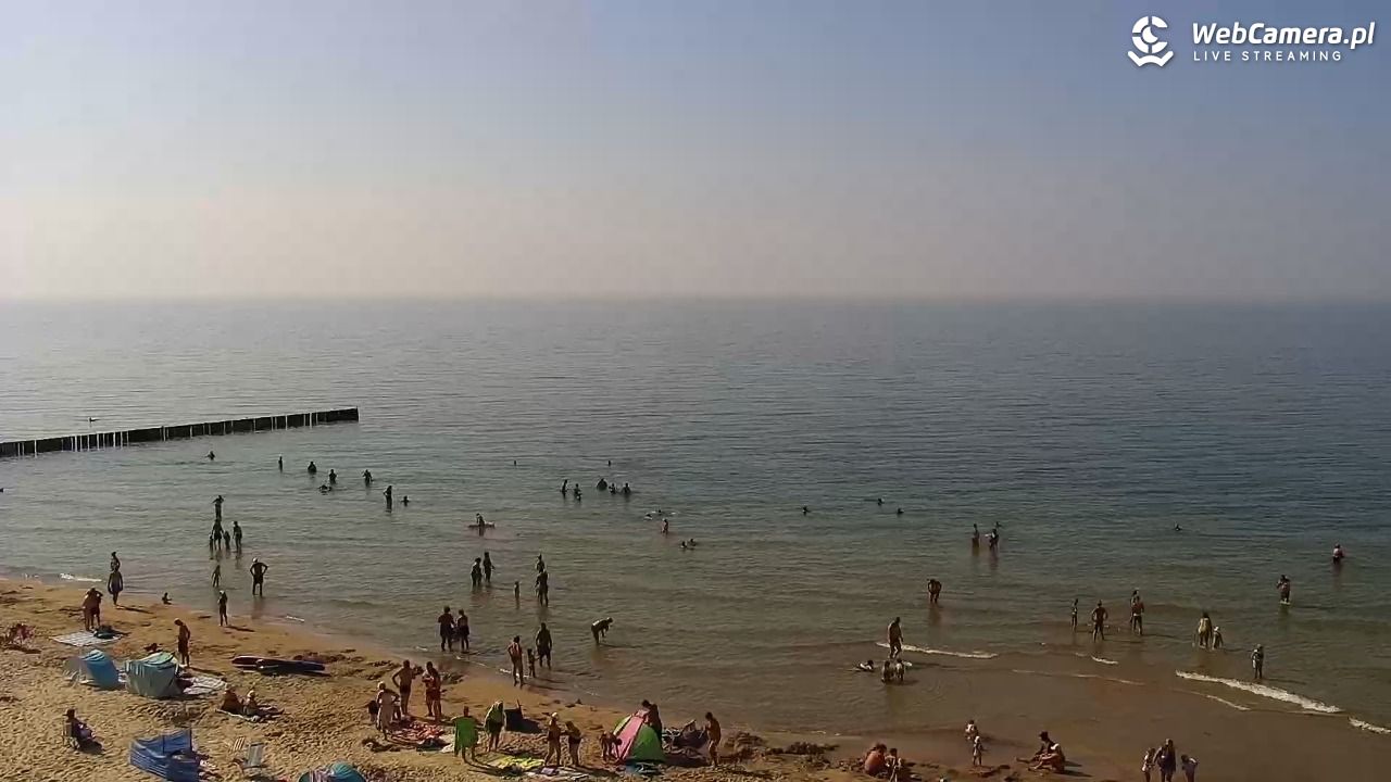 TRZĘSACZ - widok na plażę - 05 sierpień 2026, 15:59