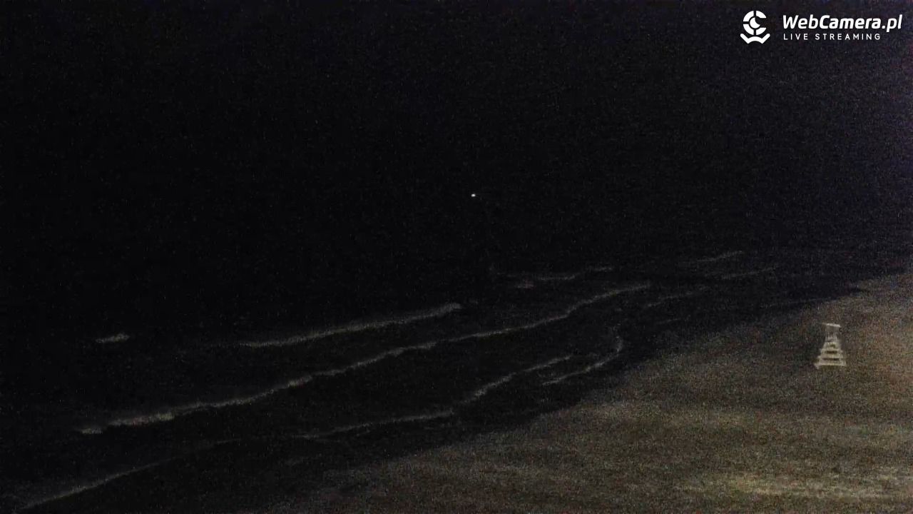 TRZĘSACZ - widok na plażę - 18 wresień 2026, 22:12