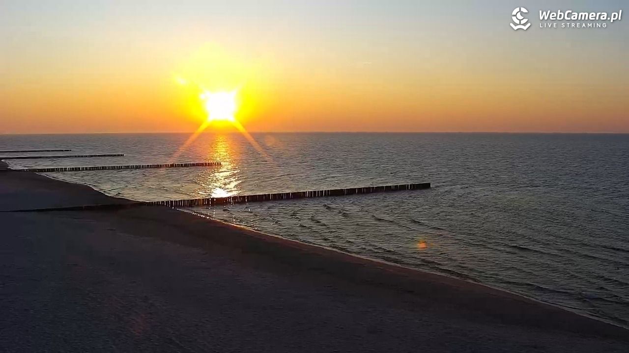 TRZĘSACZ - widok na plażę - 22 marzec 2026, 17:59