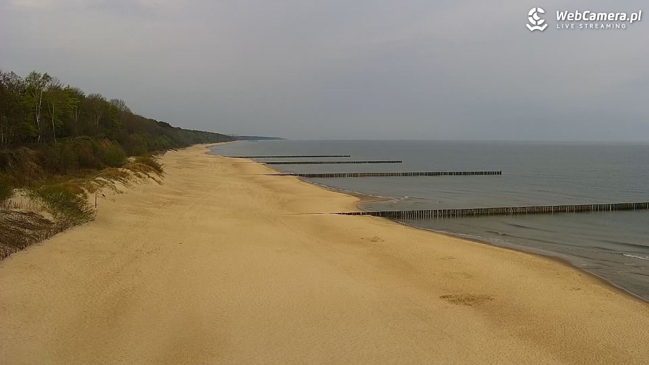 TRZĘSACZ - widok na plażę - 05 maj 2026, 07:18
