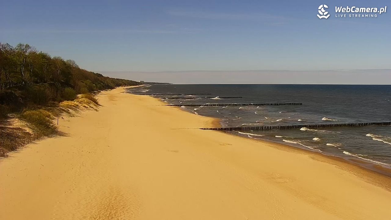 TRZĘSACZ - widok na plażę - 08 maj 2026, 10:33