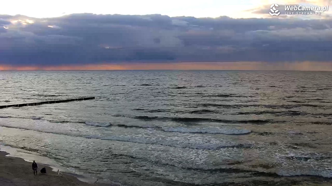 TRZĘSACZ - widok na plażę - 18 wresień 2026, 18:21