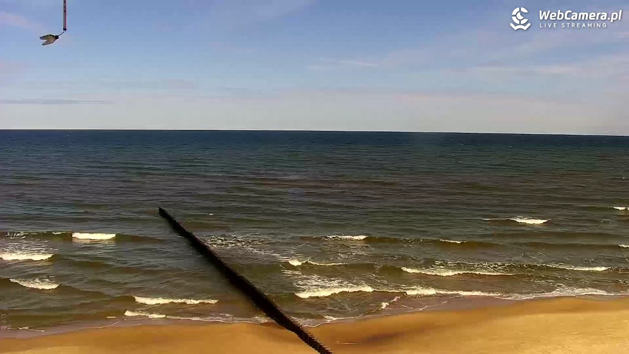TRZĘSACZ - widok na plażę - 08 maj 2026, 10:43