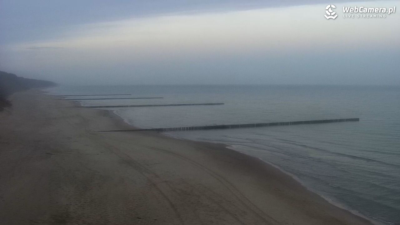 TRZĘSACZ - widok na plażę - 03 listopad 2025, 07:02
