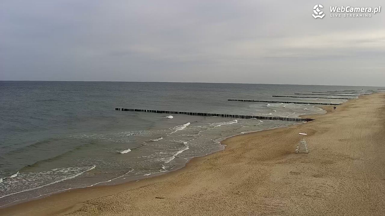 TRZĘSACZ - widok na plażę - 19 wresień 2026, 09:13