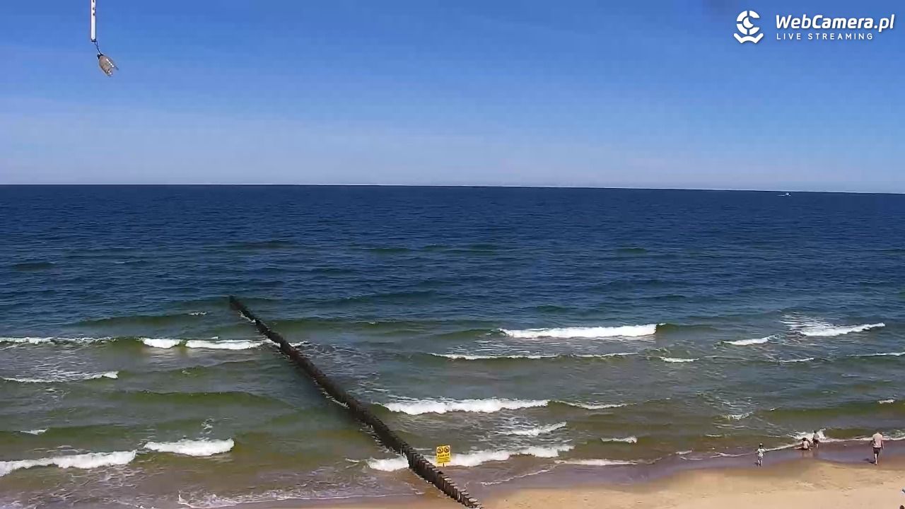 TRZĘSACZ - widok na plażę - 22 czerwiec 2026, 12:54