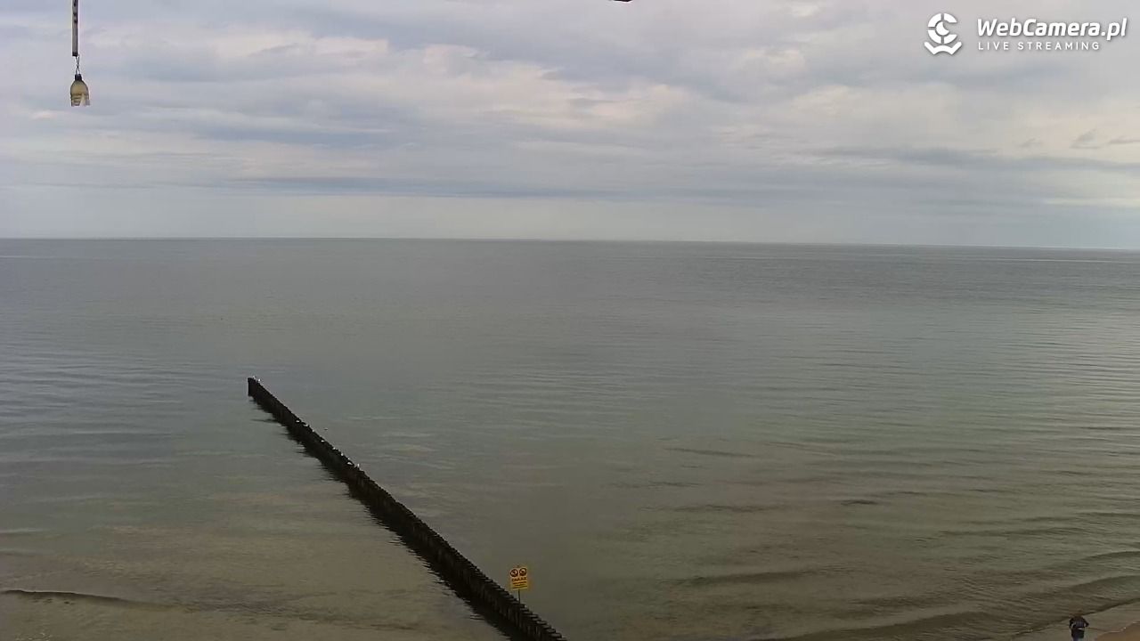 TRZĘSACZ - widok na plażę - 06 sierpień 2026, 08:26