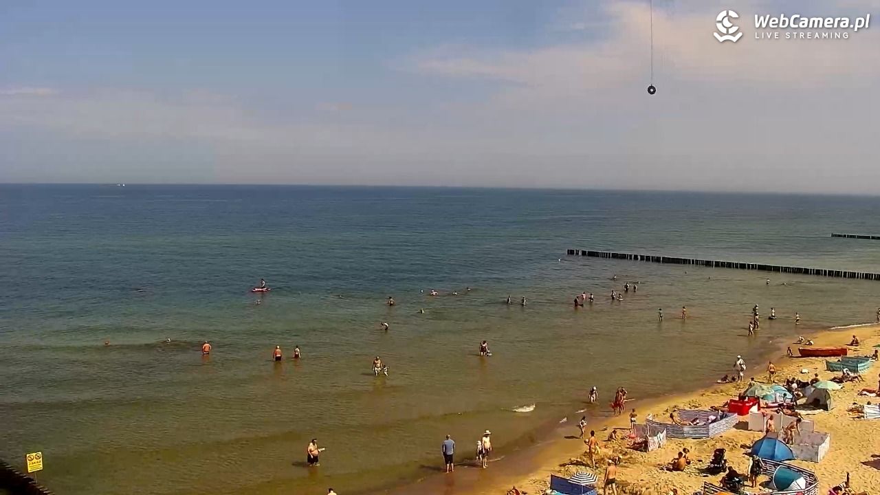 TRZĘSACZ - widok na plażę - 05 sierpień 2026, 11:38