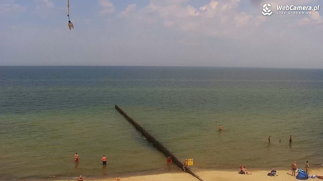 TRZĘSACZ - widok na plażę - 21 czerwiec 2026, 11:54
