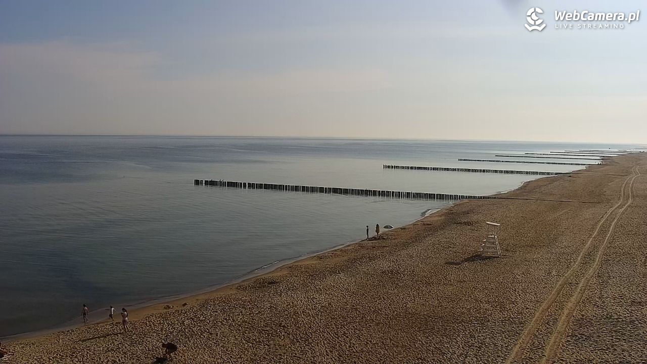 TRZĘSACZ - widok na plażę - 21 czerwiec 2026, 07:51
