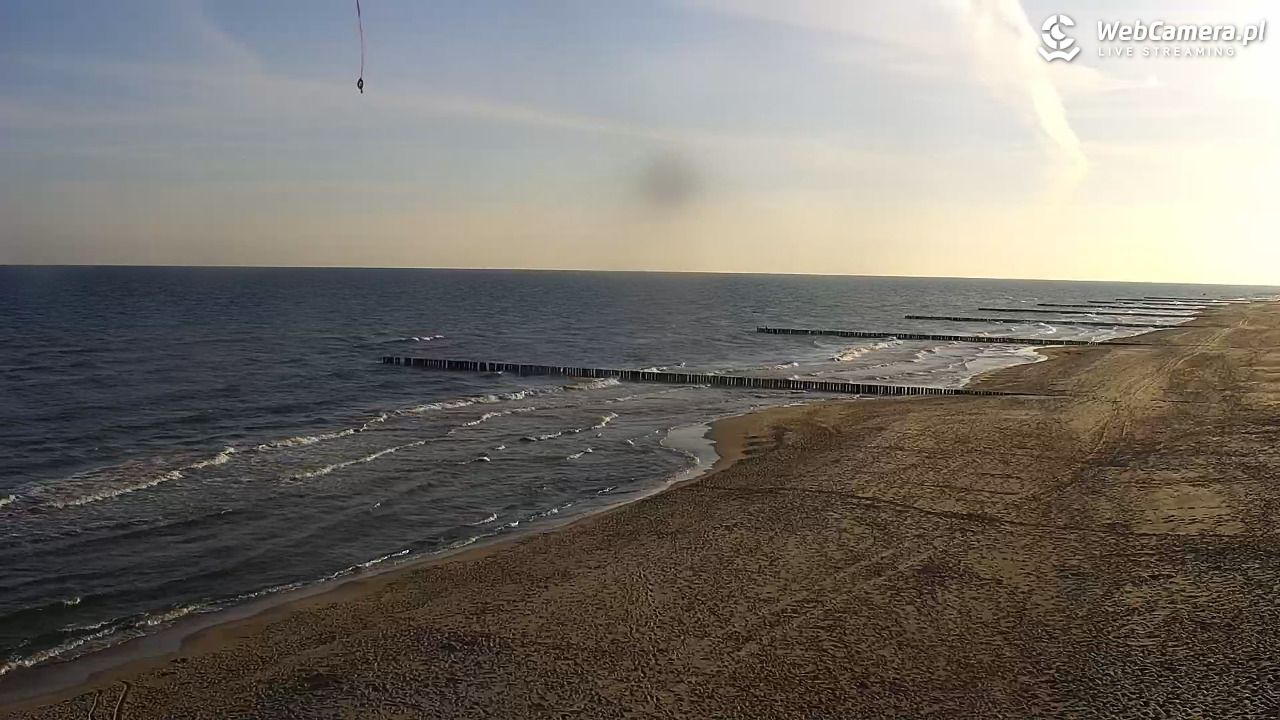 TRZĘSACZ - widok na plażę - 14 maj 2025, 06:36